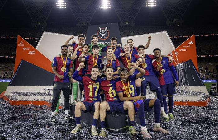 Primo trofeo per 13 giocatori dell’FC Barcelona