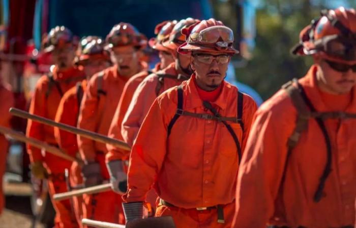 Incendio a Los Angeles: i detenuti combattono le fiamme