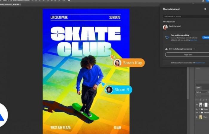 Photoshop ha un’opzione di collaborazione dal vivo: come accedervi