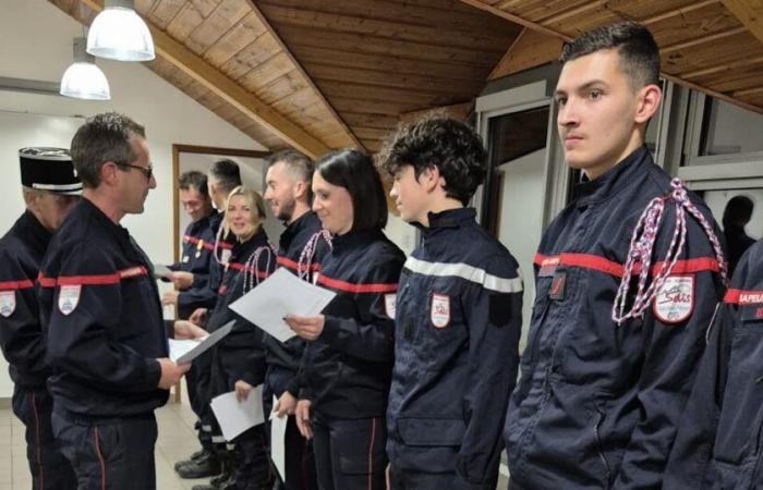 Orcières. Vigili del fuoco volontari premiati per il loro impegno