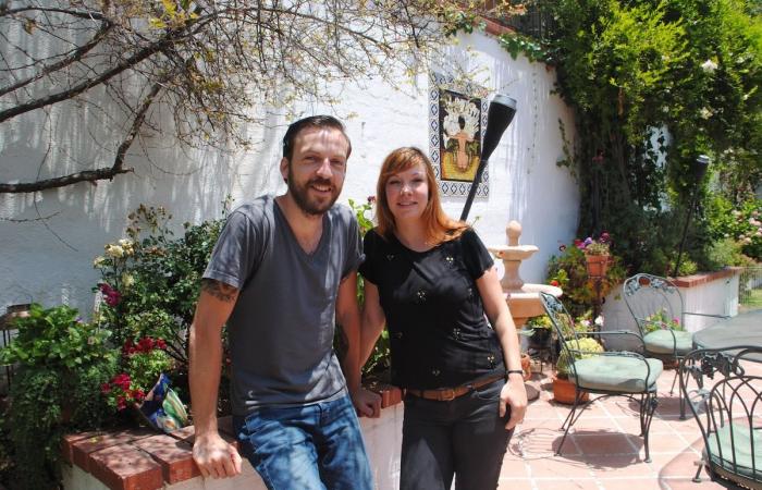 A Los Angeles, l’idilliaca villa di David e Melodie (Tournai) è andata in fumo