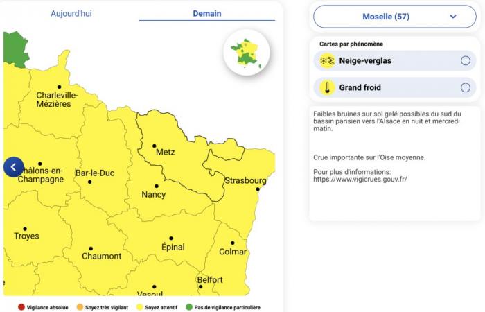 Il freddo pungente continua in Mosella