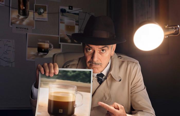 Nespresso trasforma George Clooney in “Hercule Poirot”