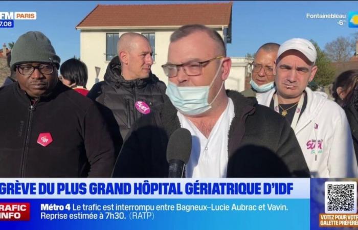 Sciopero nel più grande ospedale geriatrico dell’Île-de-France