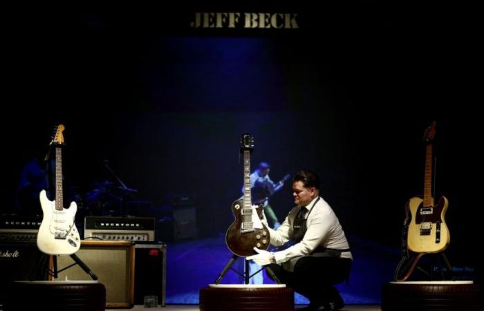 All’asta le chitarre dell’icona del rock Jeff Beck