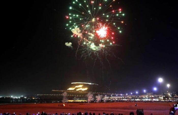 celebrazione con grande clamore del Capodanno Amazigh presso la Kasbah di Agadir Oufella