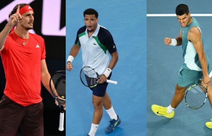 Tennis. Australian Open – Zverev, Alcaraz, Djokovic, 6 Bleus… mercoledì