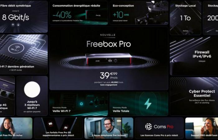 Viene introdotto un nuovo Freebox Pro