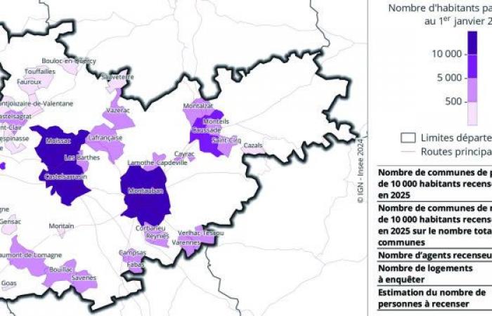 Nel Tarn-et-Garonne si conteranno 43.000 persone – Le Petit Journal