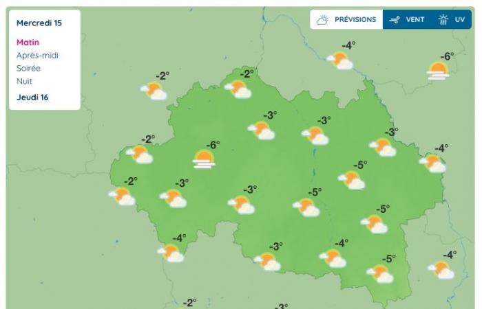 Allier (meteo) – Che tempo farà mercoledì 15 gennaio 2025?