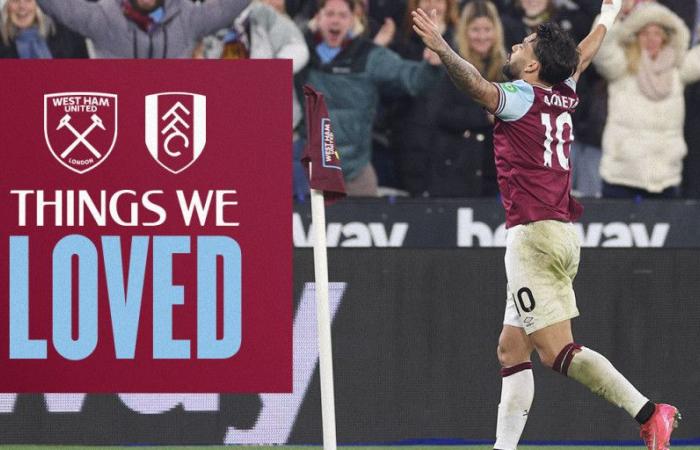 Quattro cose che abbiamo amato quando il West Ham United ha battuto il Fulham!