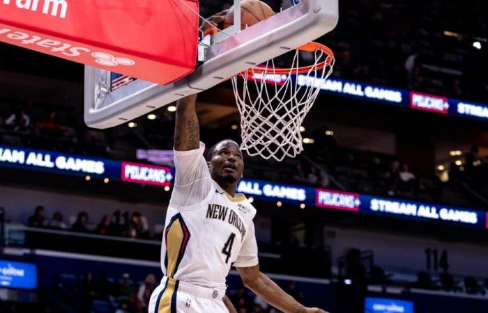 Javonte Green è in vantaggio nelle palle recuperate e bloccate nella vittoria dei Pelicans sui Bulls (14/01/25)