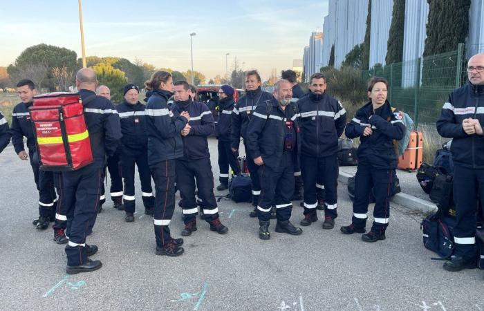 Vigili del fuoco GARD di ritorno da Mayotte