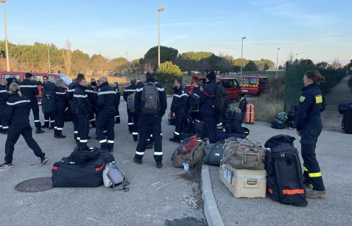 Vigili del fuoco GARD di ritorno da Mayotte