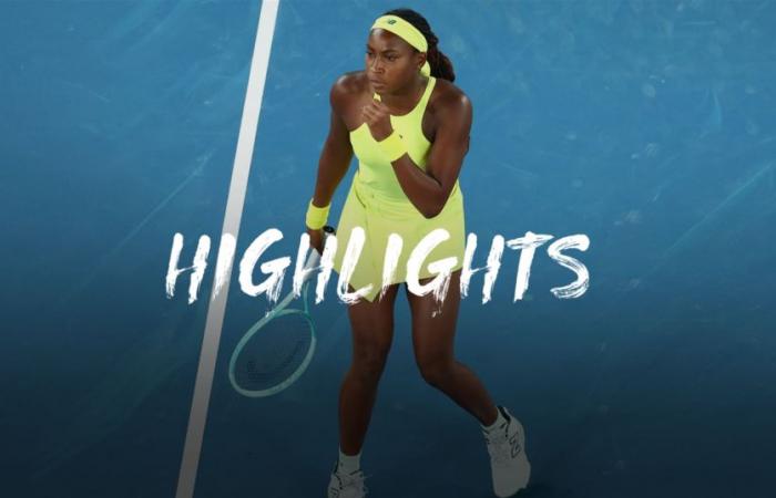 Gauff – Burrage – Highlights della partita – Australian Open – Video di tennis