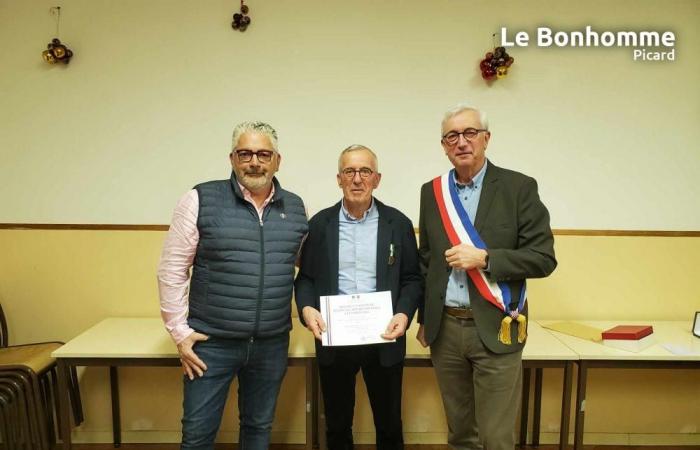 il 1° deputato di un comune del settore Montdidier premiato per il suo lungo impegno comunale