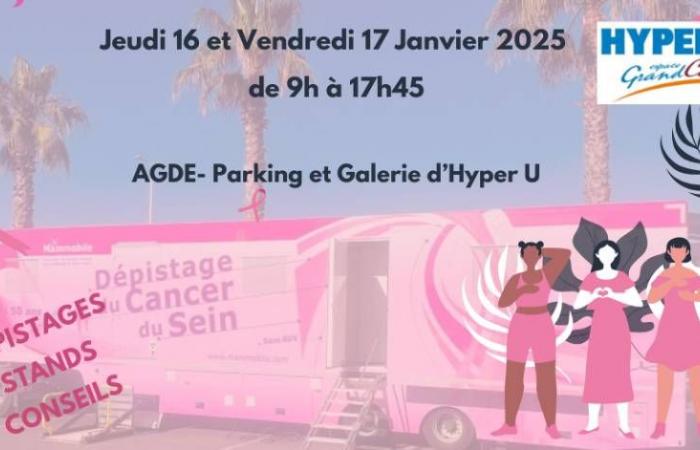 Agde – Due giorni dedicati alla salute delle donne all’Hyper U