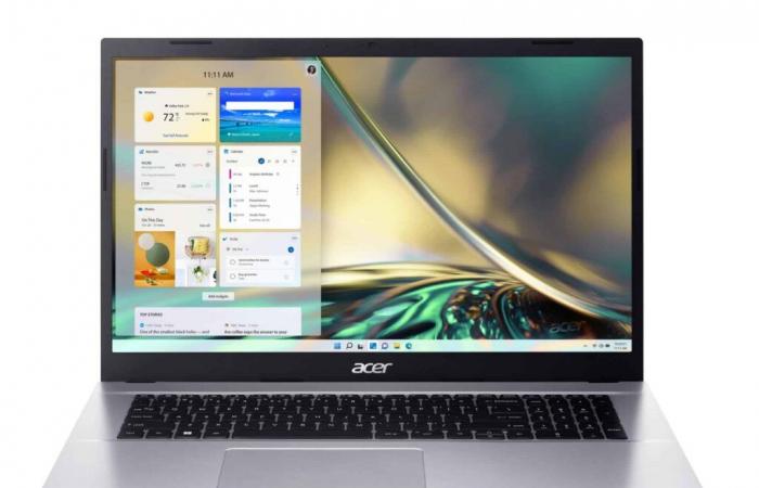 Saldi € 549 Acer Aspire 3 A317-54-50FQ, PC portatile economico Argento grande formato 17″ IPS Full HD con Intel Core i5 efficiente nell’uso quotidiano con Ethernet