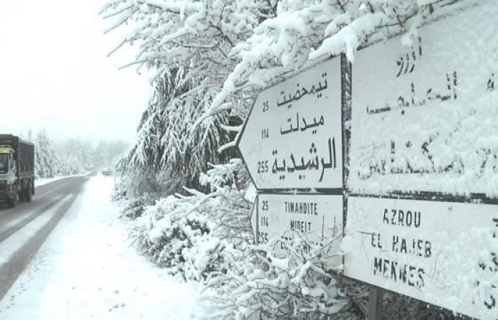 Continua l’ondata di freddo in Marocco, nevicate all’ordine del giorno