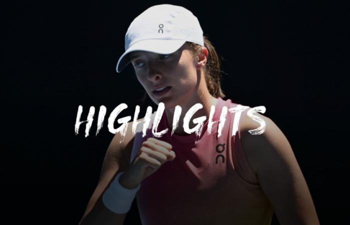 Rebecca Sramkova – Iga Swiatek – Momenti salienti della partita – Australian Open – Video di tennis