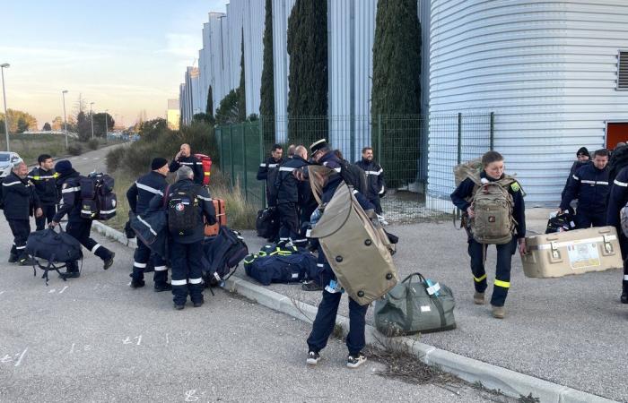 Vigili del fuoco GARD di ritorno da Mayotte