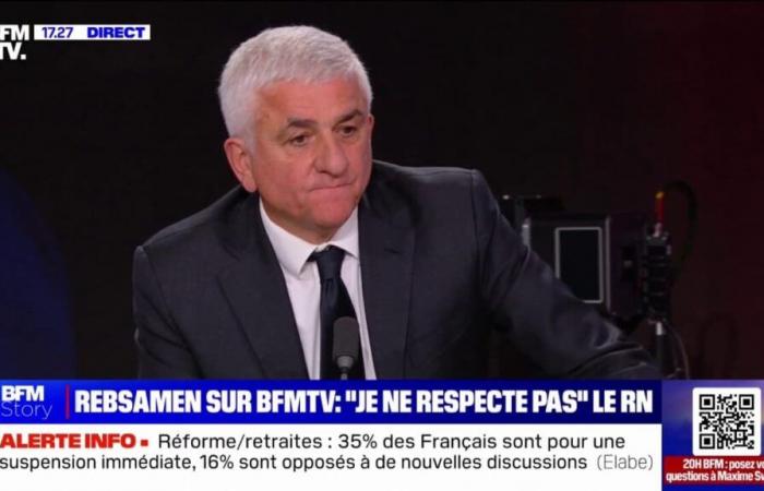 Hervé Morin, presidente dei “Centristi” della Normandia, reagisce alle dichiarazioni di François Rebsamen sulla RN