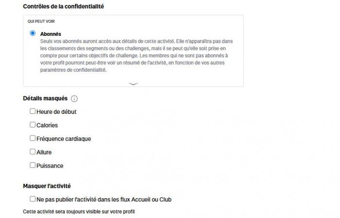 come rendere privati ​​i tuoi allenamenti sull’app social per atleti