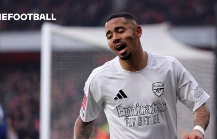 Gabriel Jesus escluso per stagione per infortunio al legamento crociato anteriore, conferma l’Arsenal