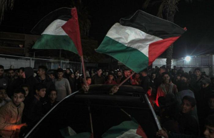 la speranza e la gioia di questi palestinesi che celebrano l’accordo di cessate il fuoco tra Israele e Hamas