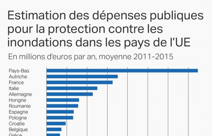 Protezione contro le piene: la Svizzera spende più della media europea