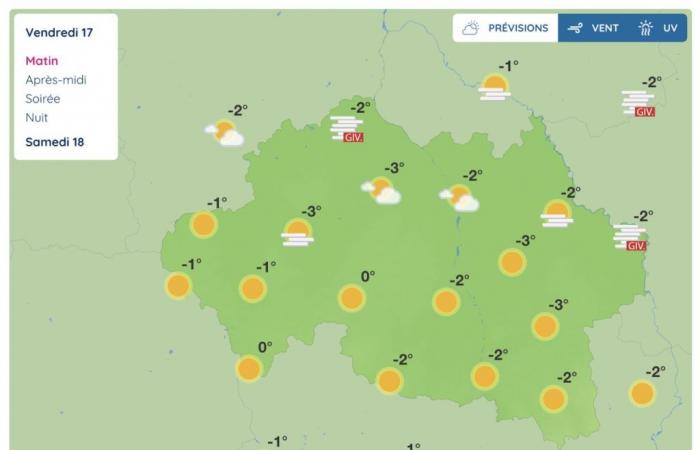 Allier (meteo) – Che tempo farà venerdì 17 gennaio 2025?