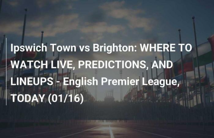 DOVE GUARDARE LIVE, PRONOSTI E FORMAZIONI – Premier League inglese, OGGI (16/01)