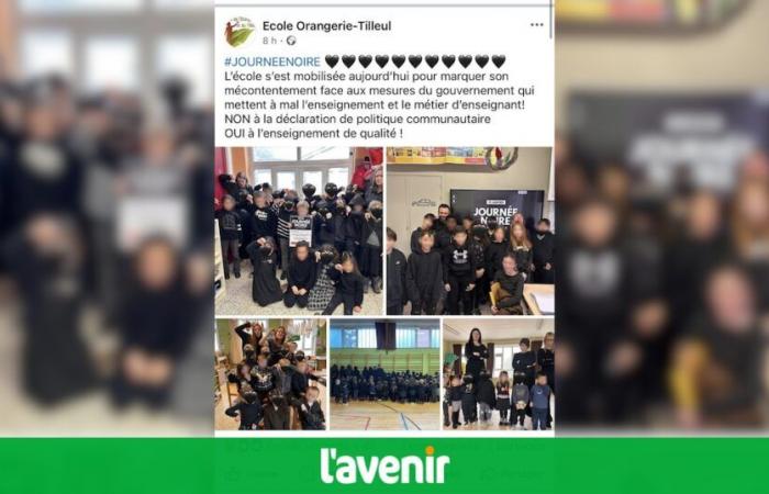 un post su Facebook della scuola Orangerie di Wavre fa saltare il MR