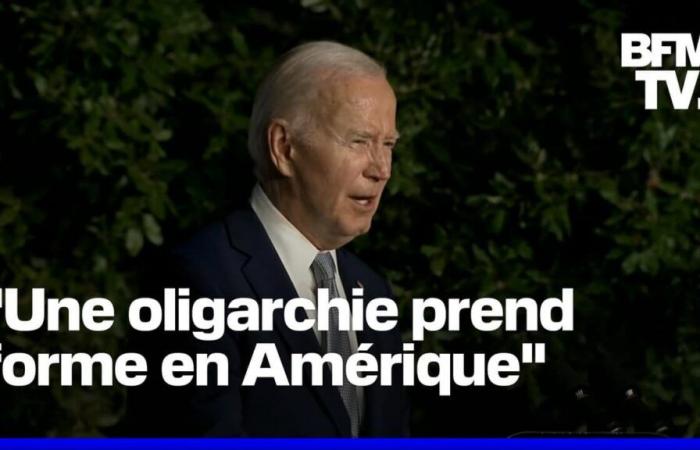 Joe Biden mette in guardia contro la nascita di una “oligarchia” negli Stati Uniti