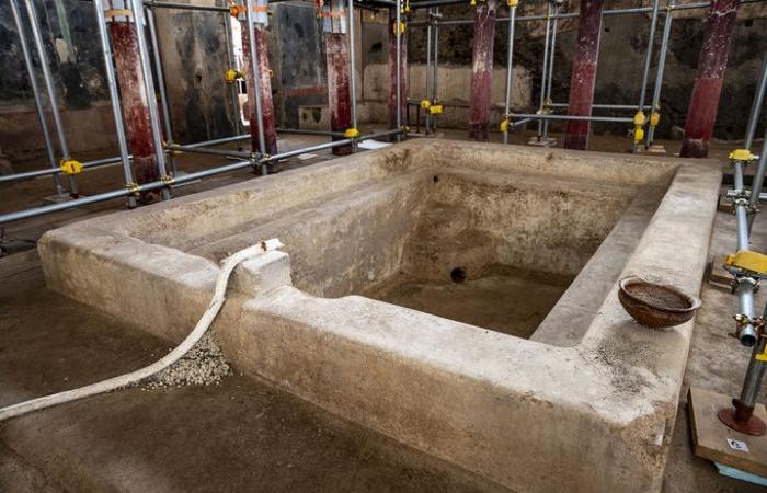 Scoperta di un complesso termale in una villa a Pompei