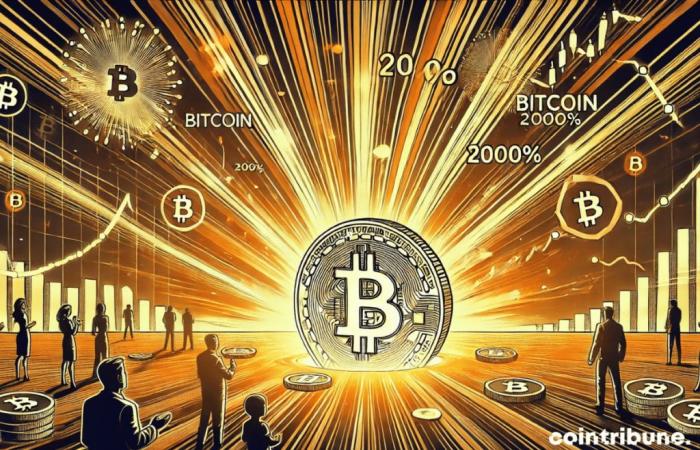 DeFi Bitcoin esplode con una crescita di oltre il 2.000%.