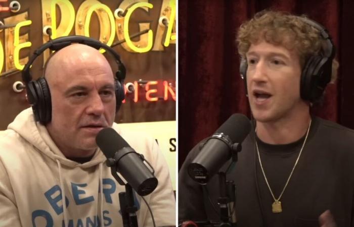 Mark Zuckerberg persiste e firma con Joe Rogan