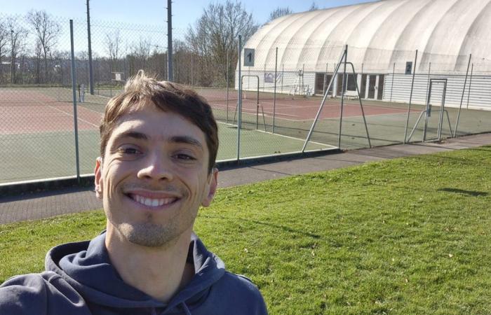 Antoine Craspail, giocatore della squadra francese dei sordi e presidente del club