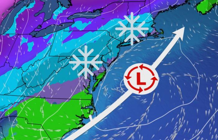 La neve nel nord-est avrà un impatto su milioni di persone questo fine settimana