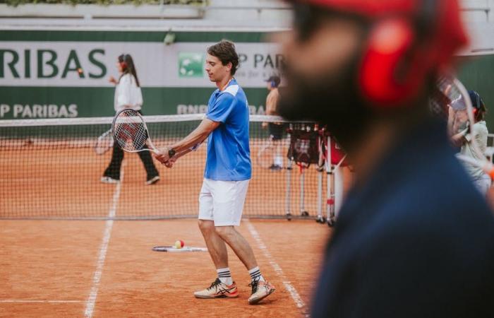 Antoine Craspail, giocatore della squadra francese dei sordi e presidente del club