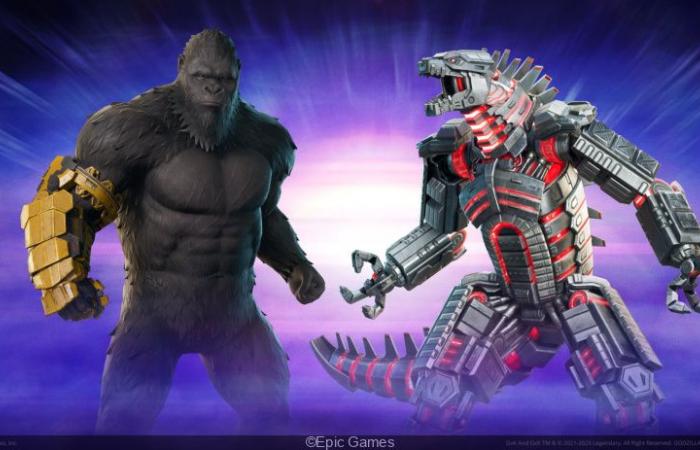 Godzilla e Kong arrivano nella battaglia di Fortnite!