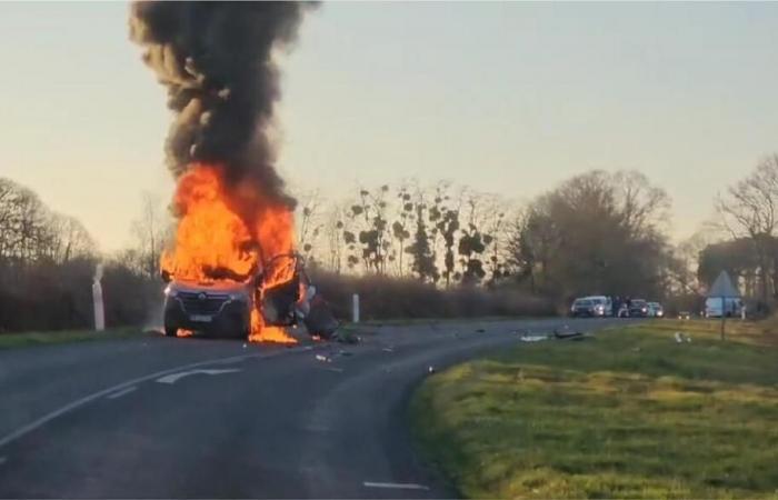 Ustionato nell’esplosione di un veicolo a Mayenne, trasportato un uomo di 25 anni