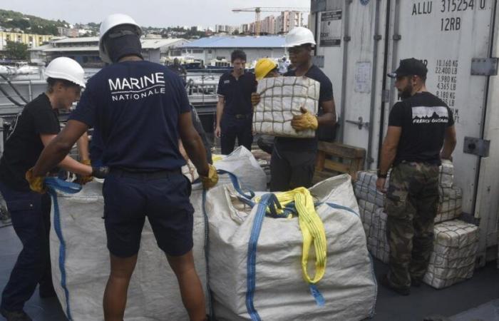 Nove tonnellate di cocaina sequestrate dalle Forze Armate nelle Antille, al largo della Martinica