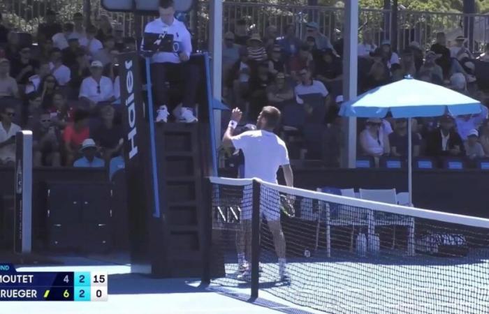 Corentin Moutet diffama l’arbitro e fa interrompere la sua partita contro Mitchell Krueger [vidéo] – Video sul tennis