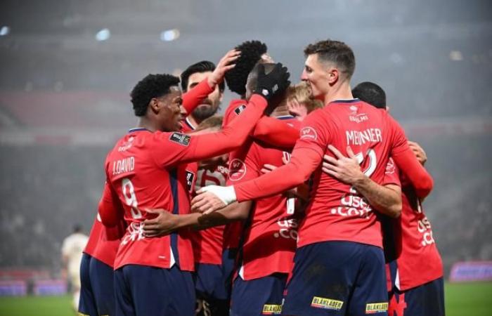 Strepitoso contro il Nizza, il Lille alla 21esima partita senza sconfitte e sale sul podio della Ligue 1