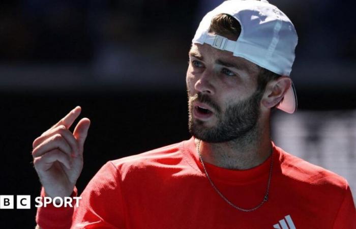 Jacob Fearnley perde contro Alexander Zverev a Melbourne