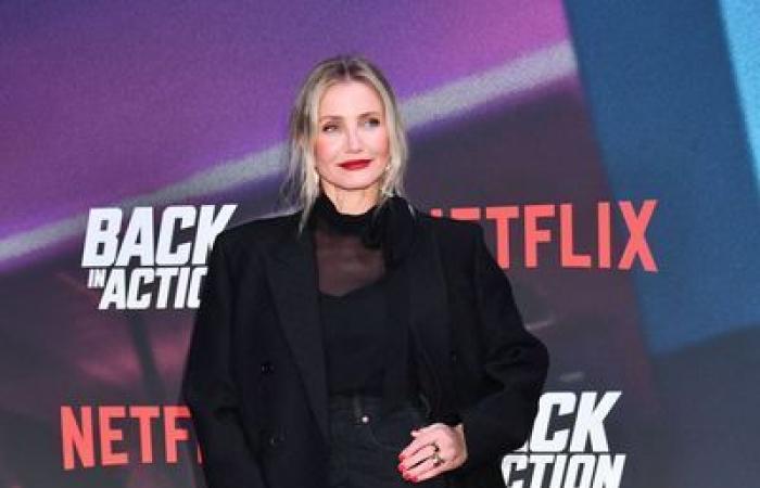 Dopo dieci anni di assenza, Cameron Diaz torna sul red carpet con un look oversize chic ed elegante