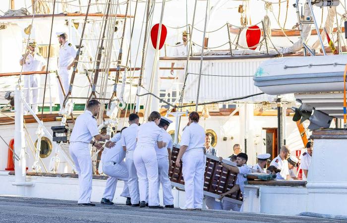 Prima tappa a Tenerife per la principessa Leonor all’inizio del suo tour mondiale