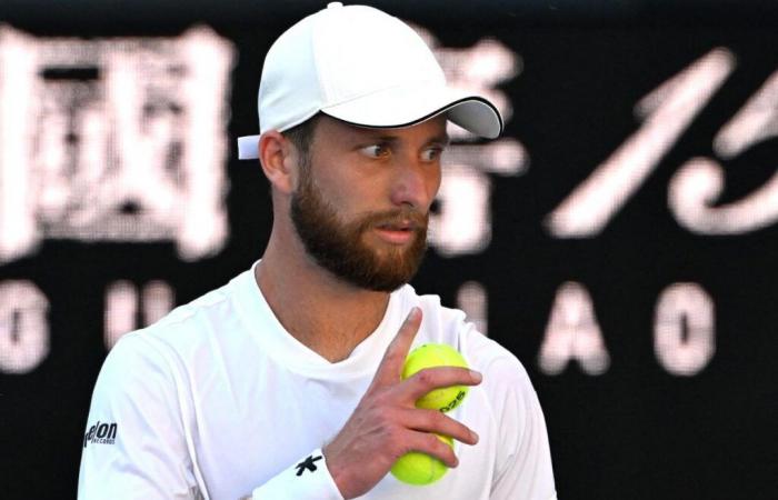 Moutet non si è sentito bene prima della partita contro il Tien agli Australian Open