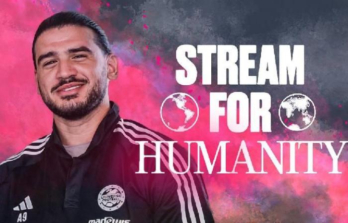 Stream For Humanity (Streaming) Come guardare la partita di calcio di beneficenza dal vivo?